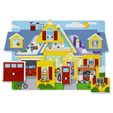 Melissa & Doug Sound Puzzle Around The House & Around The Fire Station Puzzle (8 Piece)