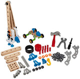 BRIO Builder 34587 - Builder Construction Set - 136-Piece Construction Set STEM Toy with Wood and Plastic Pieces for Kids Age 3 and Up