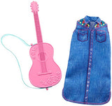 Barbie Clothes -- Career Outfit Doll, Musician Look with Guitar, Multicolor