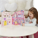 Disney Princess Little Kingdom Play n Carry Castle - Triple Functions as Magical Playset, Carrier, and Storage - Includes Carrying Case, Cinderella Doll, and Accessories