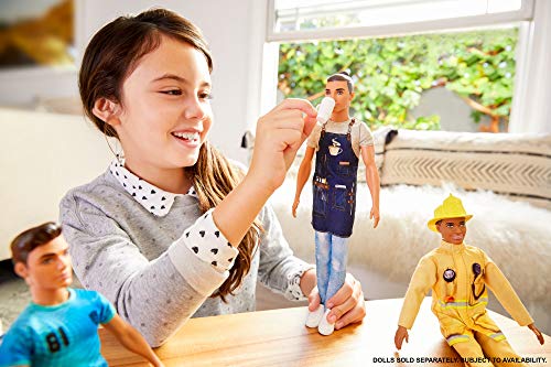 Ken Barista Doll, Broad, Wearing Café Apron