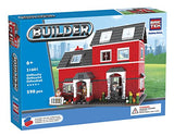 BRICTEK Children's Builder Red House Interlocking Building Brick Toy