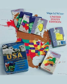 GeoToys Worldwise Usa Card Game