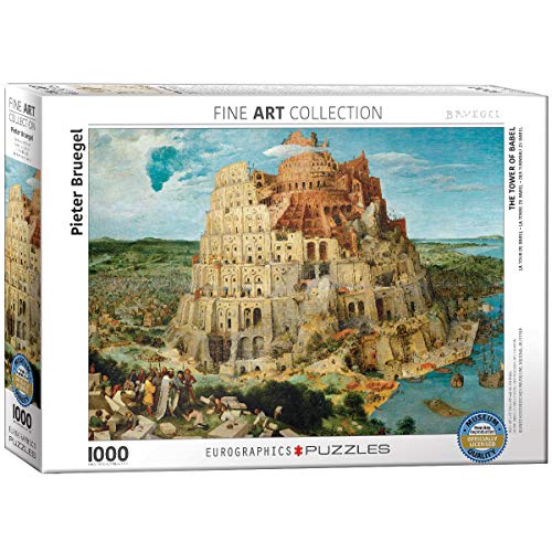 EuroGraphics The Tower of Babel by Pieter Brueghel (1000 Piece) Puzzle
