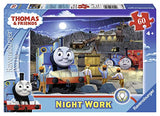 Ravensburger Thomas & Friends Night Work Glow-in-The-Dark 60 Piece Jigsaw Puzzle for Kids  Every Piece is Unique, Pieces Fit Together Perfectly