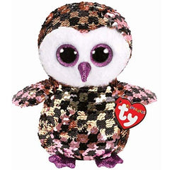 Ty - Boo Buddy - Flippables Checks Owl /toys