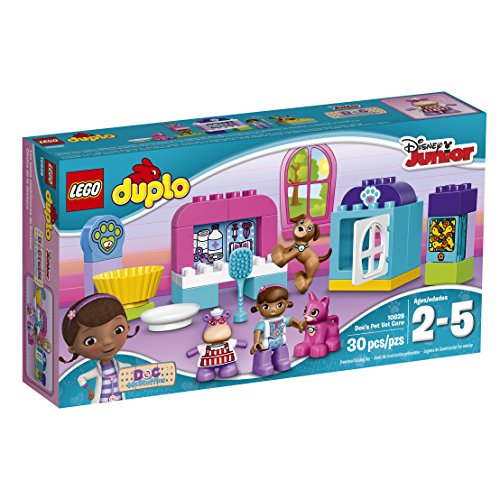 LEGO DUPLO L Disney Doc Mcstuffins Pet Vet Care 10828 Learning Toy For Toddlers, Large Building