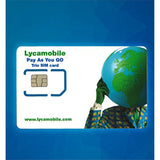 Lycamobile Triple Punch Standard, Micro and Nano All in One SIM Card