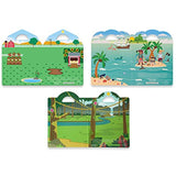 Melissa & Doug Puffy Sticker Play Sets - Safari, Pirate, On the Farm