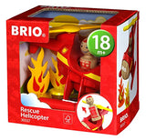 Brio Rescue Helicopter Preschool Toy