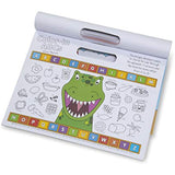 Melissa & Doug Playmats Dinosaurs Take-Along Paper Coloring and Learning Activity Pads (24 Pages)