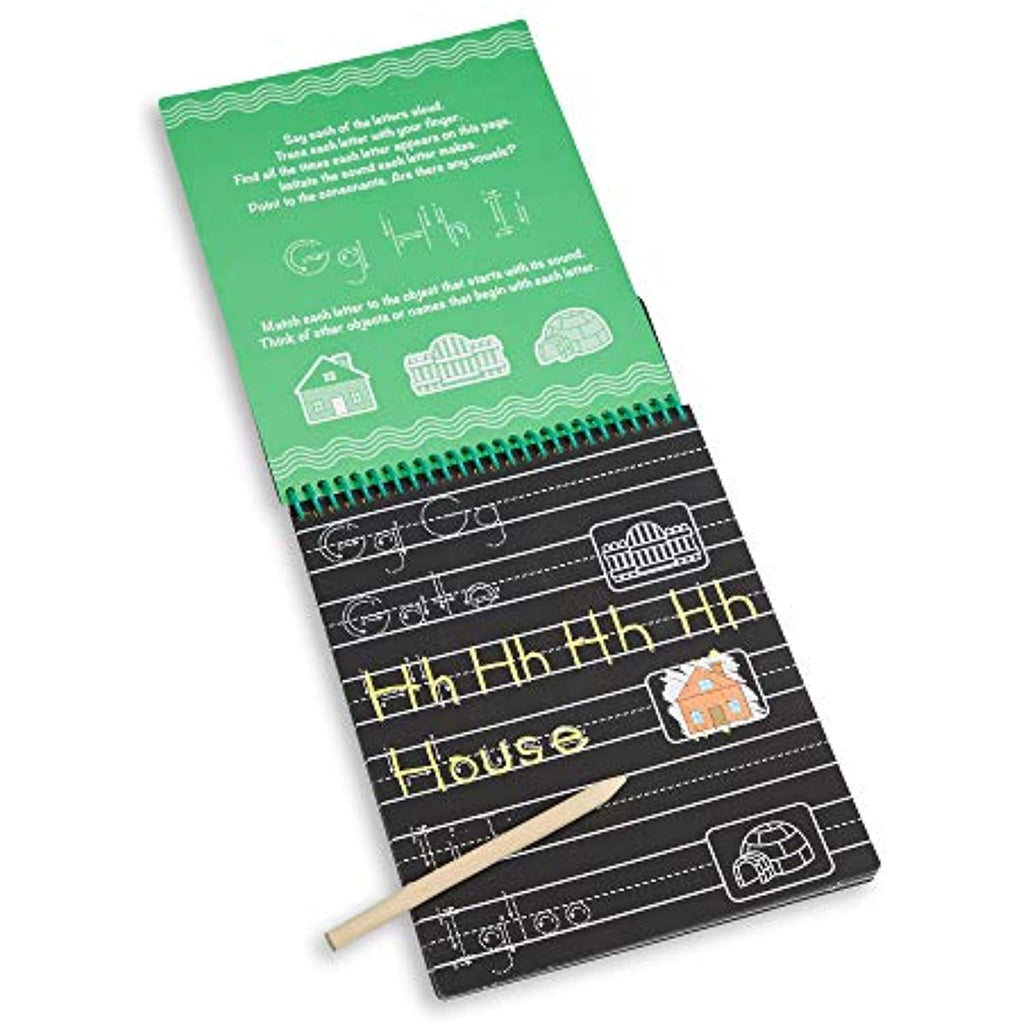 Melissa & Doug On The Go Scratch Art Writing Activity Pad – ABC & 123