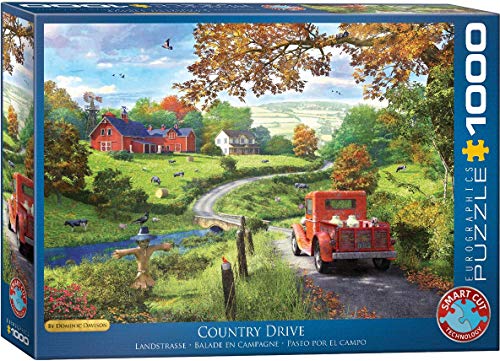 EuroGraphics (EURHR The Country Drive by Dominic Davison 1000Piece Puzzle 1000Piece Jigsaw Puzzle