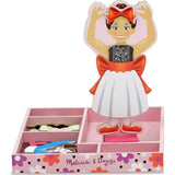 Nina Ballerina - Magnetic Dress Up Wooden Doll & Stand