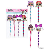 Bundle of 2 |L.O.L. Surprise! Party Favors - (Sticker Pack & Silicone Pen Pack)