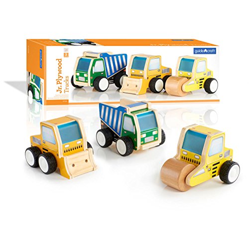 Guidecraft Jr Plywood Construction Trucks