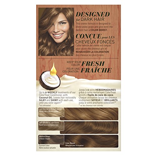 Clairol Natural Instincts Crema Keratina Hair Color Kit, Dark Blonde 7 Maple Creme