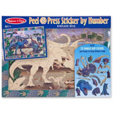 Dinosaur Dusk: Peel & Press Sticker by Number Series + Free Melissa & Doug Scratch Art Mini-pad Bundle [40075]