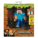 Minecraft Torch-sparking Steve Light-up Figure