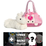 Peek-A-Boo Unicorn: Fancy Pals Mini-Plush Purse Pet Carriers + 1 FREE Aurora Mini-Plush Charm Bundle [32795]