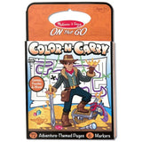 Adventure: Color-n-Carry Coloring Book + FREE Melissa & Doug Scratch Art Mini-Pad Bundle [53914]