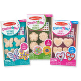 Melissa & Doug Paint & Decorate Your Own Wooden Magnets Craft Kit – Butterflies, Hearts, Flowers