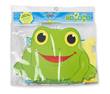 Melissa & Doug Sunny Patch Froggy Hopscotch Game With 8 Interlocking Foam Pieces