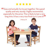 Melissa & Doug Tables and Chairs 3 Piece Set Gray