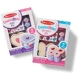 Melissa & Doug Decorate-Your-Own Wooden Heart Box and Wooden Butterfly Box Craft Kits Set