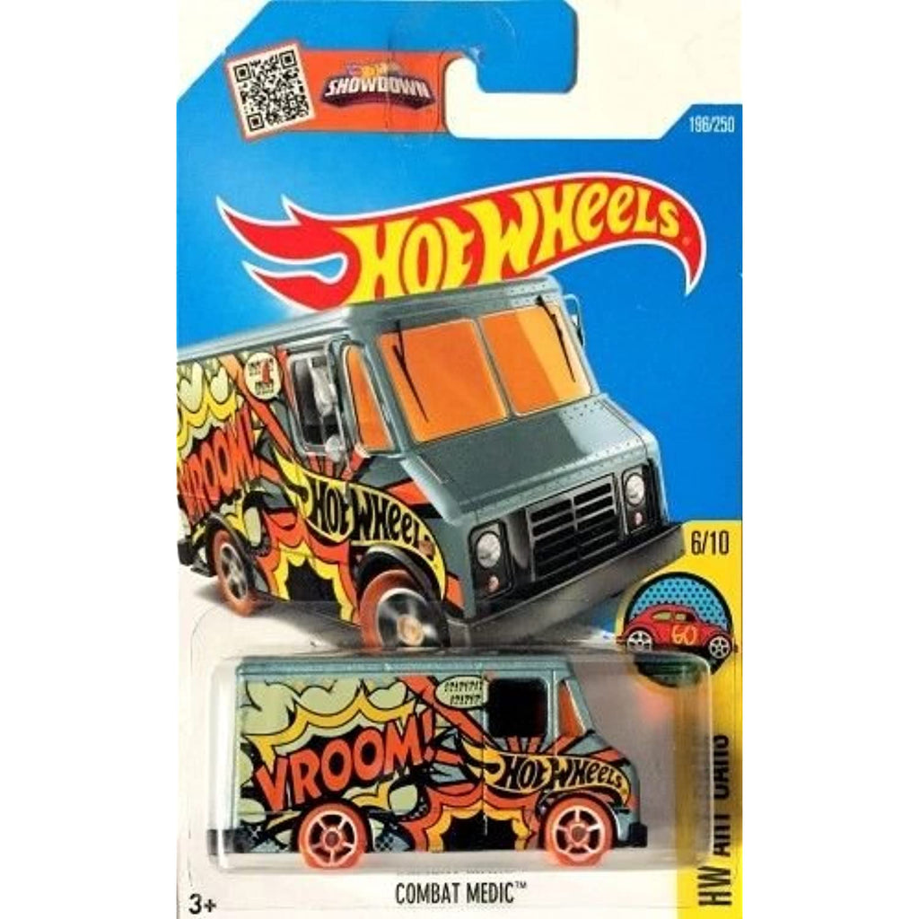 Hot Wheels 2016 H.W. Art Cars Combat Medic Blue 196/250