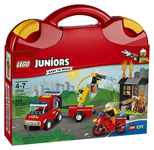 LEGO Juniors Fire Patrol Suitcase 10740 Toy For 4-Year-Olds