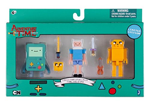 Adventure Time Collectors Pixel Pack Limited Edition Finn, Jake, BMO
