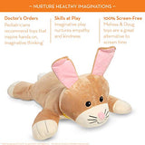 Melissa & Doug Cuddle Bunny Jumbo Plush Stuffed Animal with Activity Card