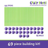Crazy Forts,Purple, 69 pieces