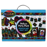 Melissa & Doug Scratch Art Deluxe Party Pack Craft Set
