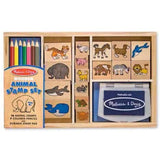 Melissa & Doug Deluxe Stamp Bundle: Alphabet, Friendship, and Animal Sets