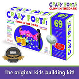 Everest Toys Crazy Forts, Glow in the Dark, 69 pieces
