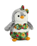 Aurora World Pompom Penguin Plush Toy Animal, Pompom Hula