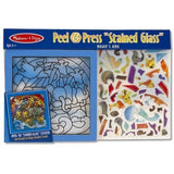 Melissa & Doug Noah's Ark 'Stained Glass': Peel & Press Sticker By Number Series + FREE Scratch Art Mini-Pad Bundle [85816]