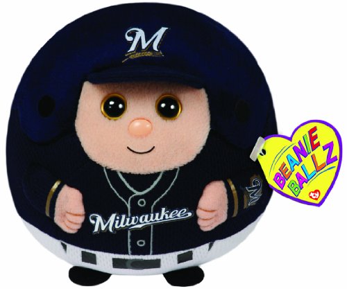 TY Beanie Ballz MLB Milwaukee Brewers Plush