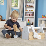 Melissa & Doug Jumbo Take Along Tool Kit - Natural