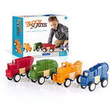 Guidecraft Block Mates - Construction Vehicles, Learning & Educational Toy for Kids