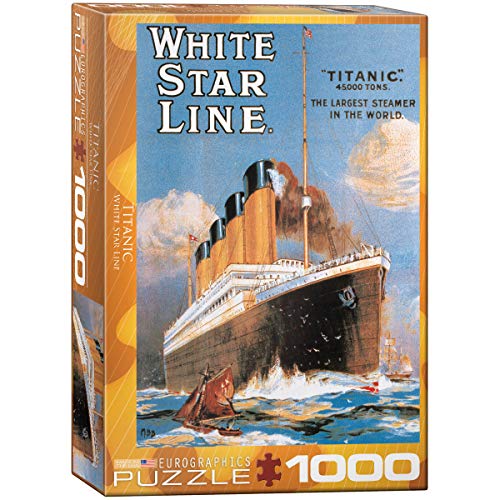 EuroGraphics Titanic White Star Line 1000 Piece Puzzle