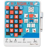 Melissa & Doug Flip to Win Hangman Game & 1 Scratch Art Mini-Pad Bundle (02095)
