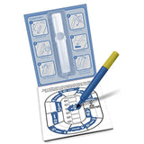 Melissa & Doug SurprizeInk! Vehicles Game Book: On-The-Go Series & 1 Scratch Art Mini-Pad Bundle (05286)