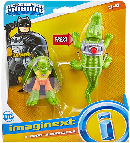 Imaginext Fisher Price DC Super Friends, K Croc & Crocodile Pet