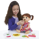 Baby Alive Super Snacks Snackin Sara Brunette, Dress color may vary