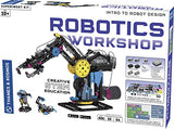 Thames & Kosmos Robotics Workshop Model Building & Science Experiment Kit | Build & Program 10 Robots with Ultrasonic Sensors | Program & Control with App for iOS & Android