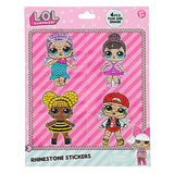 Bundle of 2 |L.O.L. Surprise! Party Favors - (Rhinestone Sticker Set & Sequin Keychains)