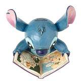 Disney Traditions by Jim Shore Lilo and Stitch Stitch with a Storybook Stone Resin Figurine, 5.75